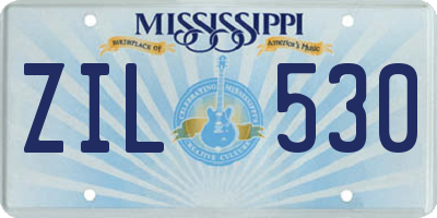 MS license plate ZIL530