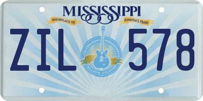 MS license plate ZIL578