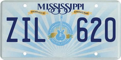 MS license plate ZIL620