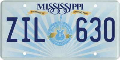 MS license plate ZIL630