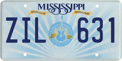 MS license plate ZIL631