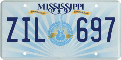 MS license plate ZIL697
