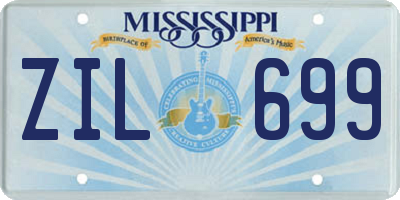 MS license plate ZIL699