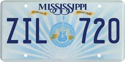 MS license plate ZIL720