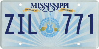 MS license plate ZIL771