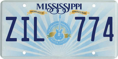 MS license plate ZIL774