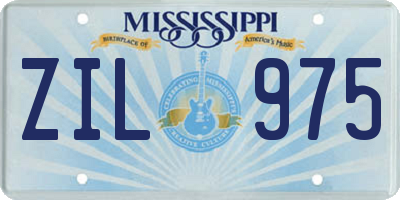 MS license plate ZIL975