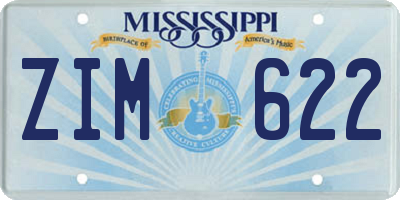 MS license plate ZIM622