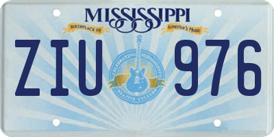 MS license plate ZIU976