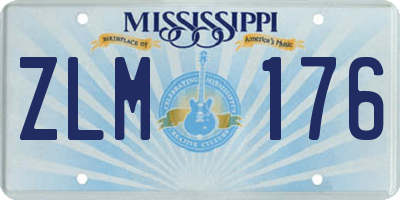 MS license plate ZLM176