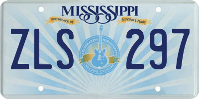 MS license plate ZLS297