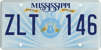 MS license plate ZLT146