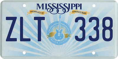 MS license plate ZLT338