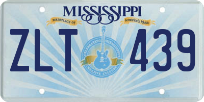 MS license plate ZLT439