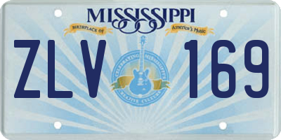 MS license plate ZLV169