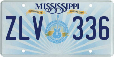 MS license plate ZLV336
