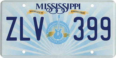 MS license plate ZLV399