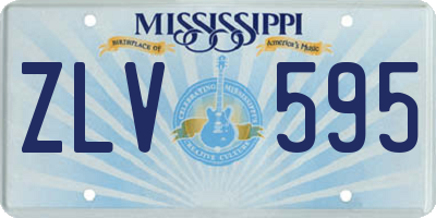 MS license plate ZLV595
