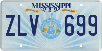 MS license plate ZLV699