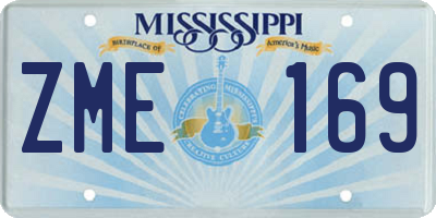MS license plate ZME169