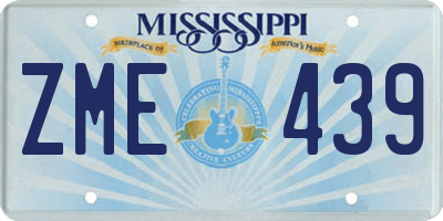 MS license plate ZME439