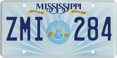 MS license plate ZMI284
