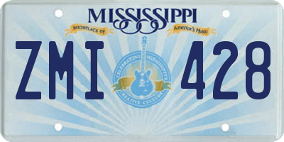 MS license plate ZMI428