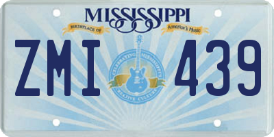 MS license plate ZMI439