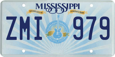 MS license plate ZMI979