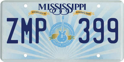 MS license plate ZMP399