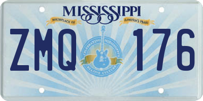 MS license plate ZMQ176