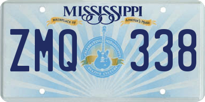 MS license plate ZMQ338