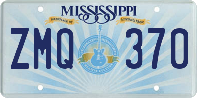 MS license plate ZMQ370