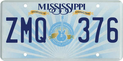 MS license plate ZMQ376