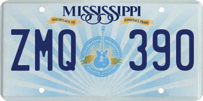 MS license plate ZMQ390