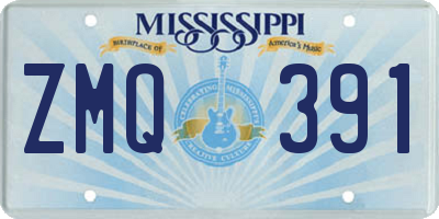 MS license plate ZMQ391