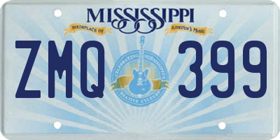 MS license plate ZMQ399