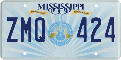 MS license plate ZMQ424