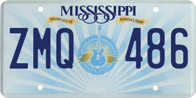 MS license plate ZMQ486