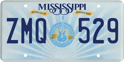 MS license plate ZMQ529