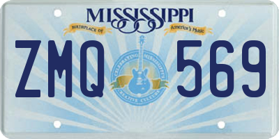 MS license plate ZMQ569