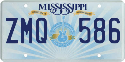 MS license plate ZMQ586