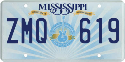 MS license plate ZMQ619