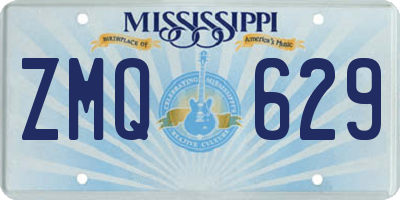 MS license plate ZMQ629