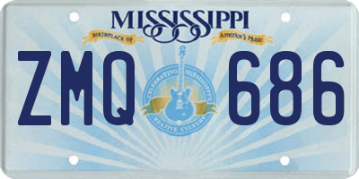 MS license plate ZMQ686