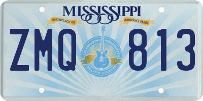 MS license plate ZMQ813