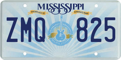 MS license plate ZMQ825