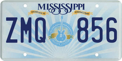 MS license plate ZMQ856