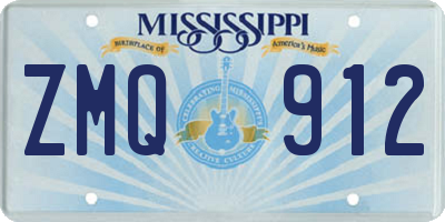 MS license plate ZMQ912