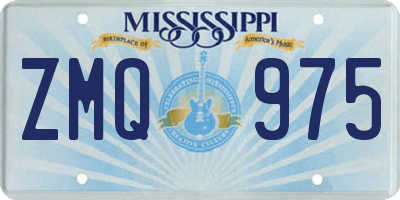 MS license plate ZMQ975